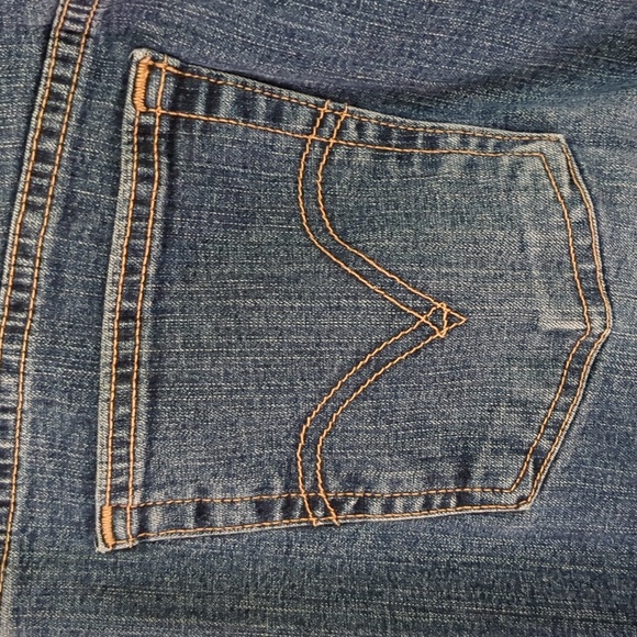 12 Levi's 515 Nouveau Boot Cut Denim Jeans Bootcut Blue Casual Basic - Picture 15 of 16